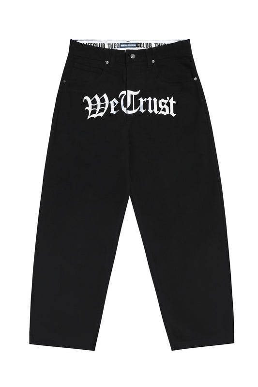IN GOD WE TRUST 407RC BLACK JEANS