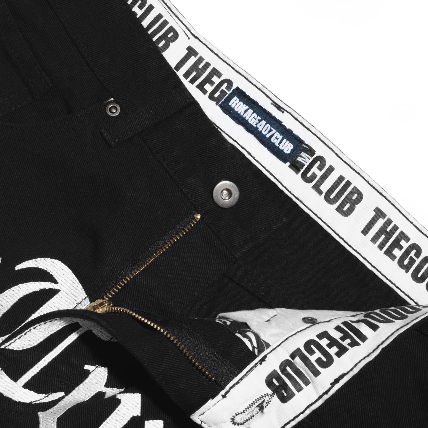 IN GOD WE TRUST 407RC BLACK JEANS