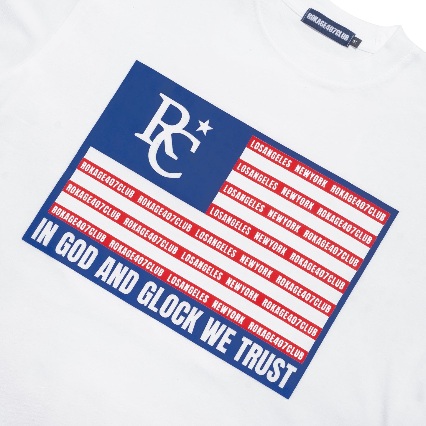 IN GOD WE TRUST 407RC WHITE TEE