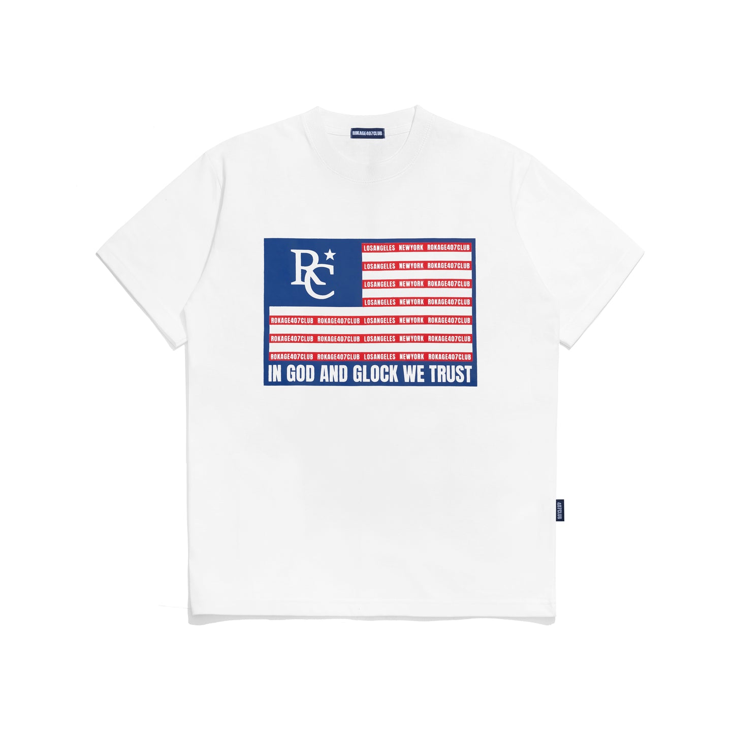 IN GOD WE TRUST 407RC WHITE TEE