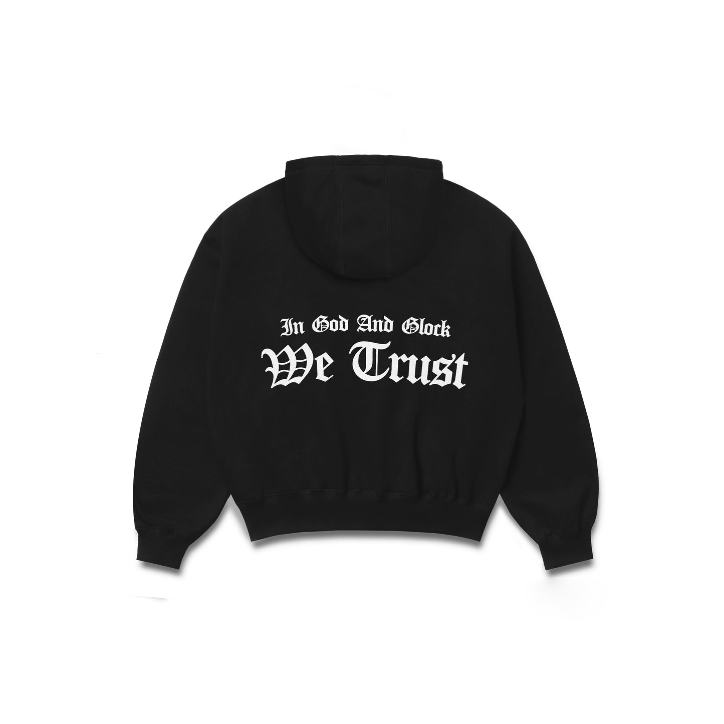 IN GOD WE TRUST 407RC BLACK HOODIE