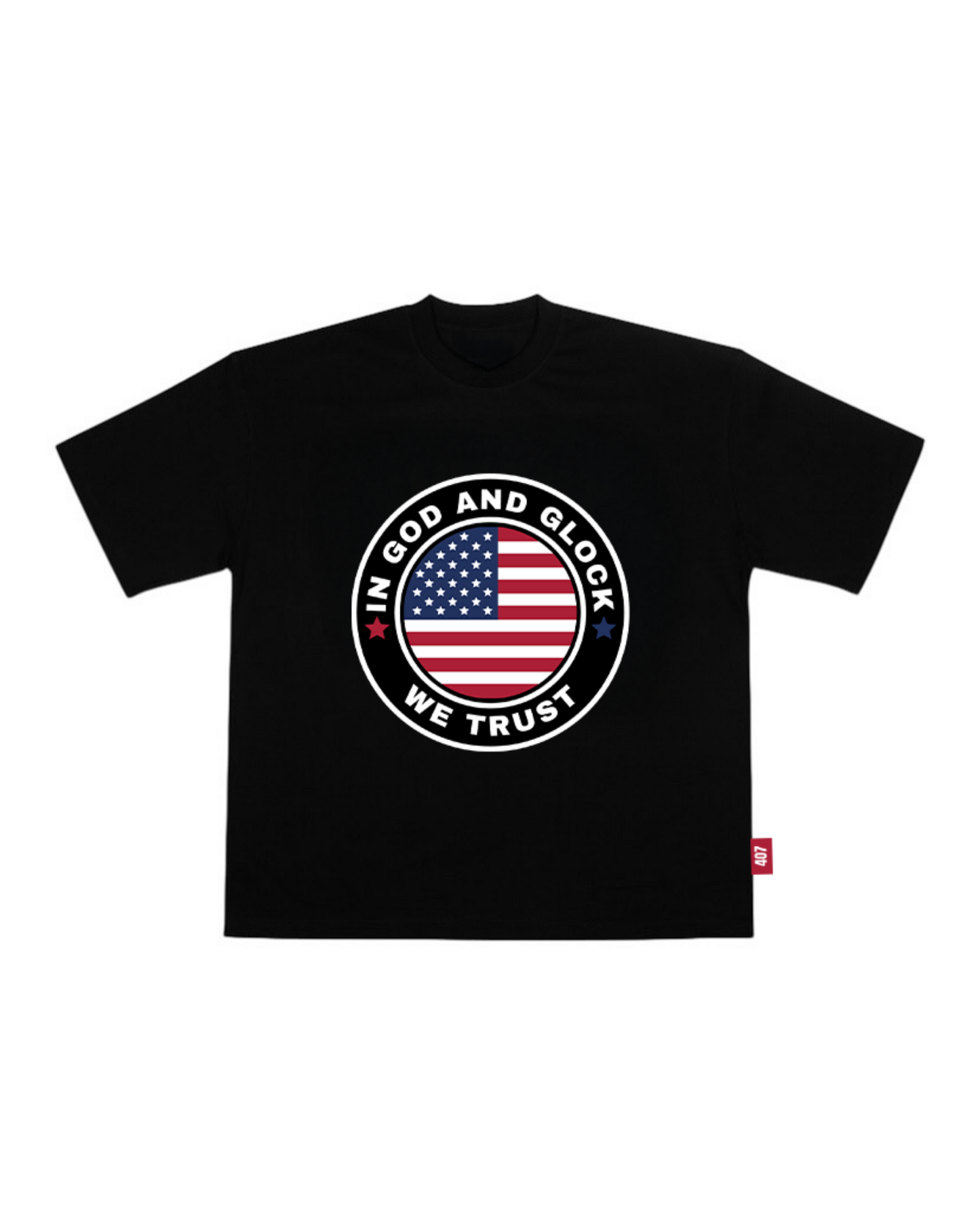 407 BLACK USA LOGO