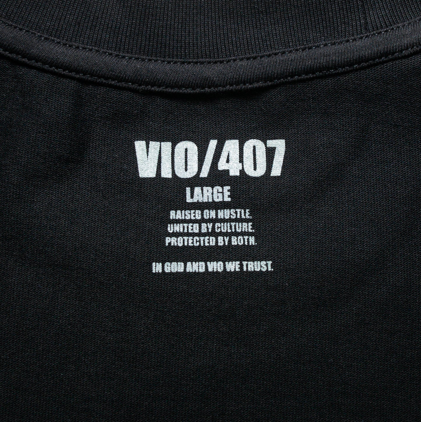 407VIO BLACK CLASSIC TEE